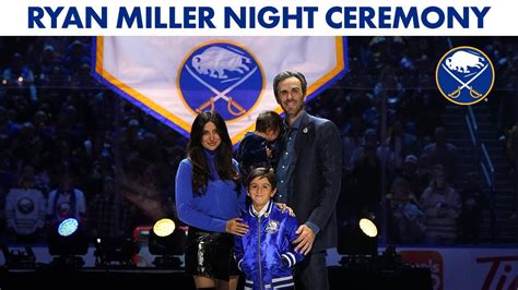 Ryan Miller Night Full Buffalo Sabres Hall of Fame And Banner Raising Ceremony - YouTube