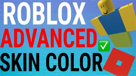 How To Get Advanced Skin Colors on Roblox Mobile (More Colors For Your ...