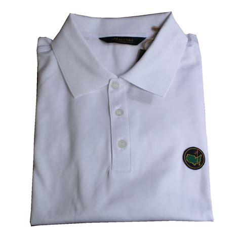 Lot Detail - Augusta National Members Exclusive Logo White Golf Shirt - Large