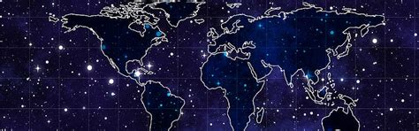 3840x1080px, 4K free download | World Map, starry, space U, World Map ...