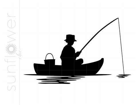 Boy Fishing Boat SVG Boy Fishing Clipart Boy Fishing - Etsy Norway