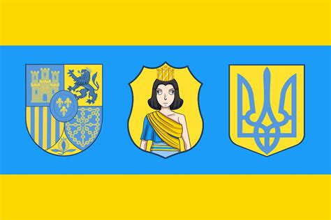 Flag of the Spanish-Ukrainian Empire I dreamt of (dream in the comments ...