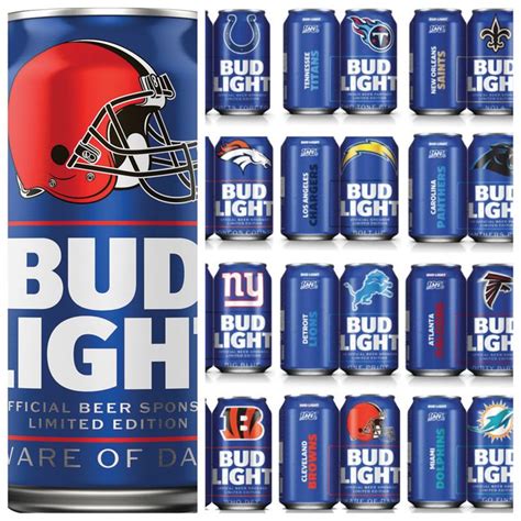 Bud Light 2019 NFL cans due soon; college teams added - cleveland.com