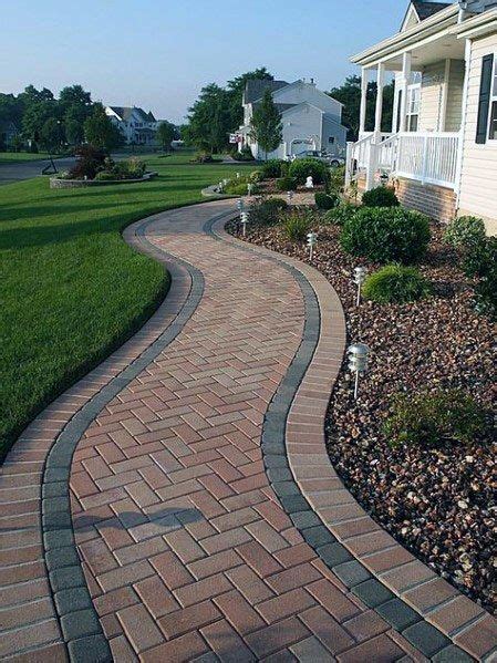 Top 50 Best Paver Walkway Ideas - Exterior Hardscape Designs ...