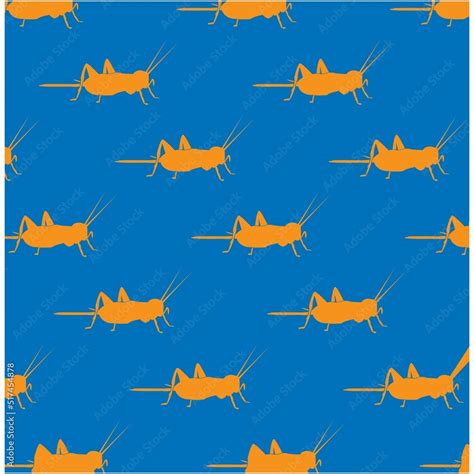 cricket insect background vector template Stock Vector | Adobe Stock