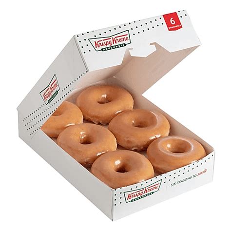 Krispy Kreme Box of 6 Original Glazed Doughnuts | Shop | Walter Mart