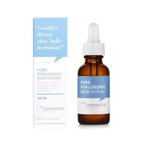 Buy Hyaluronic Acid Serum - 100% Pure - 1oz at Cosmedica Skincare for only $ 10.90