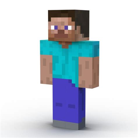 Minecraftのスティーブ3Dモデル - TurboSquid 1017399