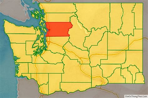 Map of Snohomish County, Washington - Thong Thai Real