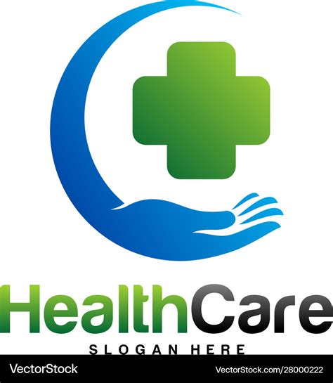 Health care logo design concept health care logo Vector Image