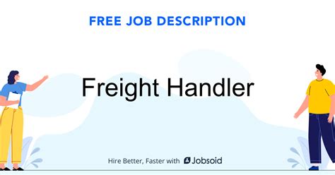 Freight Handler Job Description - Jobsoid