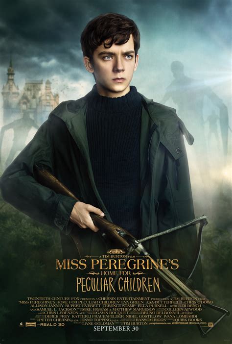 Miss Peregrine's Home for Peculiar Children - Jacob Portman Poster - Miss Peregrine's home for ...