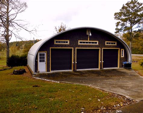 Steel 3 Car Garage | This custom front SteelMaster garage is… | Flickr