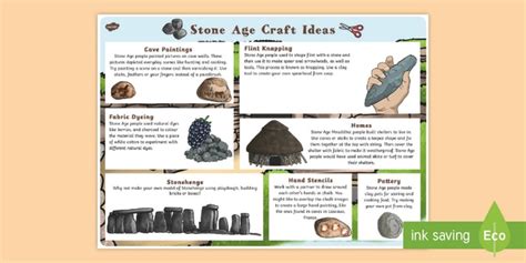 Stone Age Art Activities KS2 | Stone Age Crafts