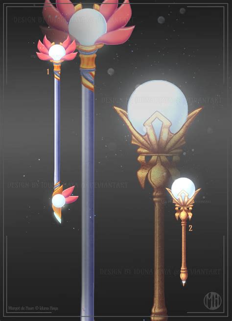 [open] Magical Staffs by IdunaHayaDesigns on DeviantArt