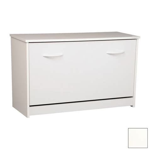 Venture Horizon White Wood Shoe Storage at Lowes.com