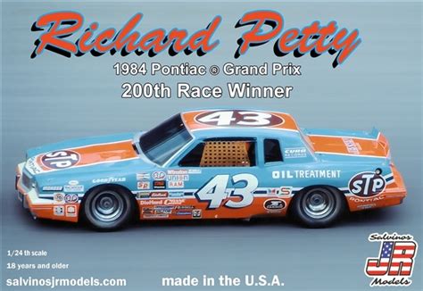 Richard Petty 1984 STP Pontiac Grand Prix 200th Race Winner