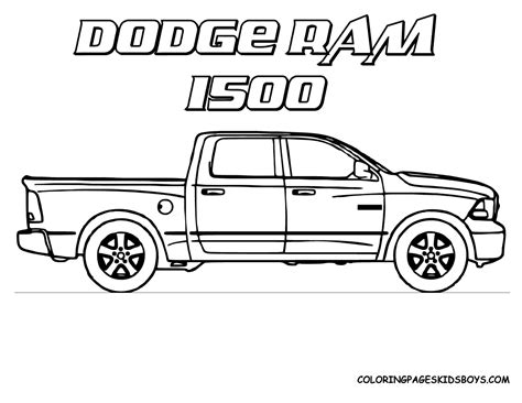 Dodge Truck Coloring Pages