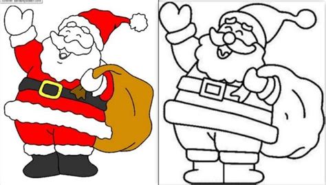 Pere Noel Dessin Imprimer