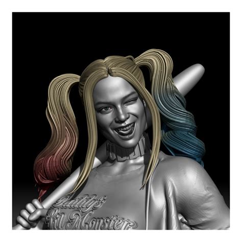 Margot Robbie - Harley Quinn 3D STL Files