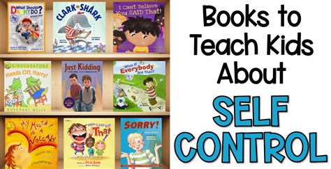 Children's Books About Self-Control - The Responsive Counselor