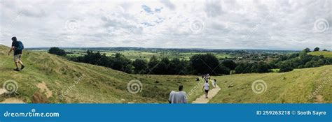 Hike to Glastonbury Tor editorial stock photo. Image of spring - 259263218