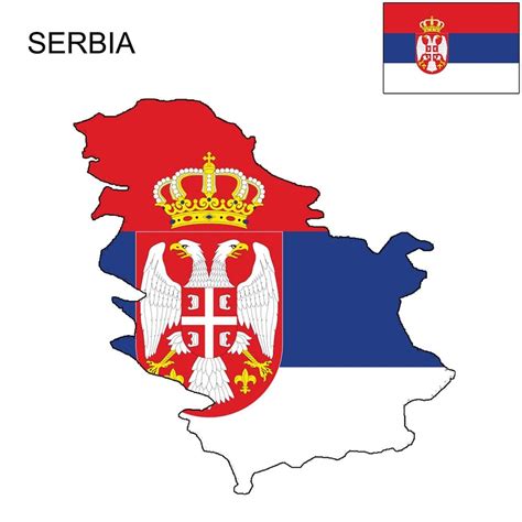 Serbia Flag Map and Meaning | Mappr