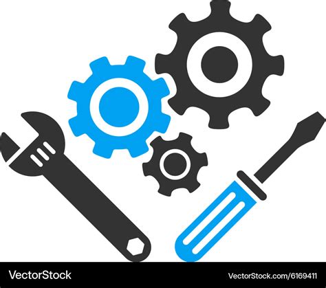 Mechanics tools icon Royalty Free Vector Image