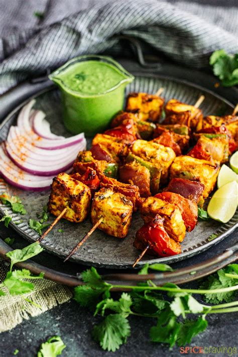 Paneer Tikka- Air fryer/ Oven/ Grill - Spice Cravings