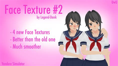 Yandere Simulator Face Textures #2 by Legend-Dank on DeviantArt