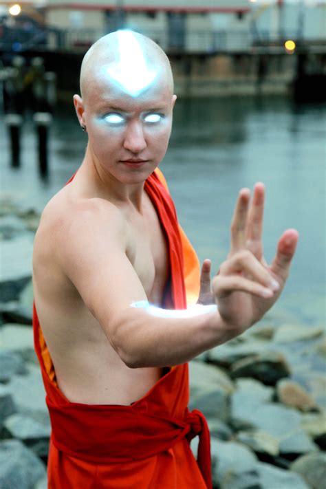 Aang- Avatar State by twinfools on DeviantArt