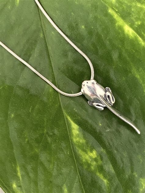 Wood Frog Polliwog Sterling Silver Necklace – The Commons – Eastport, Maine