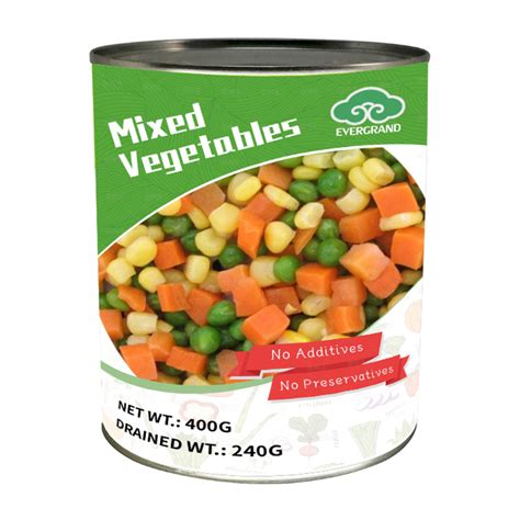 High Nutritional Value Food Canned Mixed Vegetables Green Peas And Carrots,United States price ...