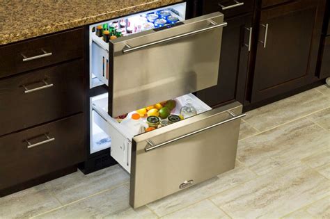 Marvel Undercounter Refrigerator Drawers | Refrigerator drawers, Outdoor refrigerator ...