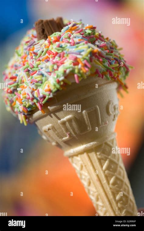 Sprinkles ice cream cone hi-res stock photography and images - Alamy