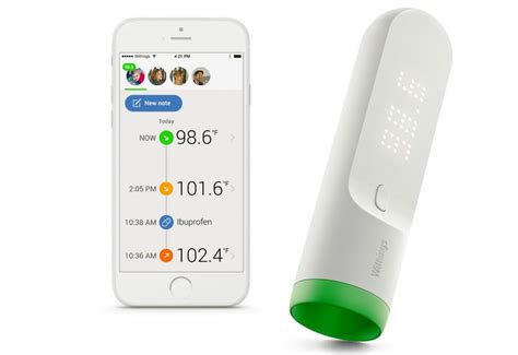 Withings Thermo Smart Thermometer With HotSpotSensor Technology Unveiled - Geeky Gadgets