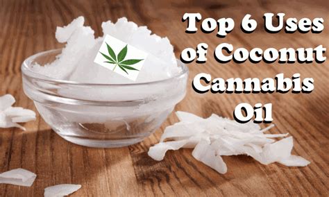 Top 6 Uses of Coconut Cannabis Oil