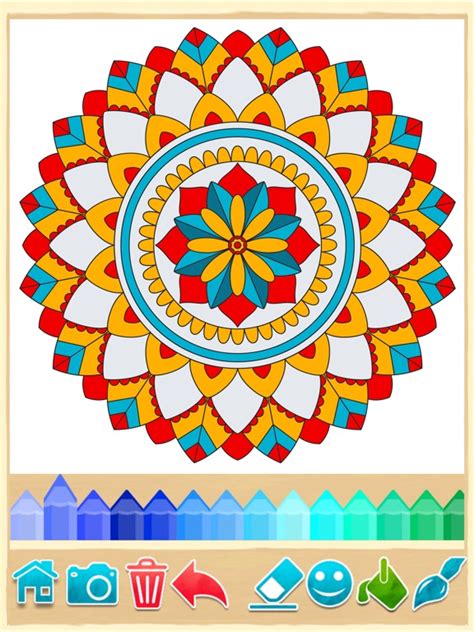 Mandala Coloring Pages Game - AppRecs