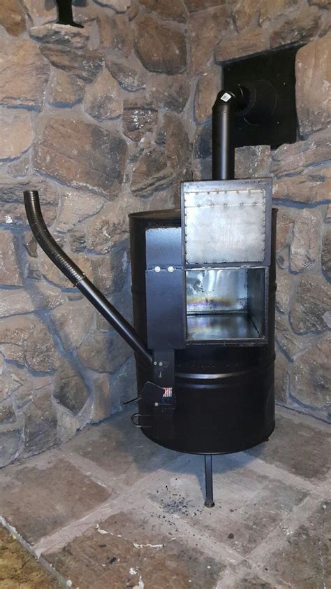 Gravity feed wood pellet stove and pizza oven | Wood pellet stoves ...