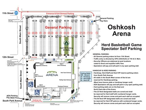 Oshkosh Arena to charge for event parking starting in 2023