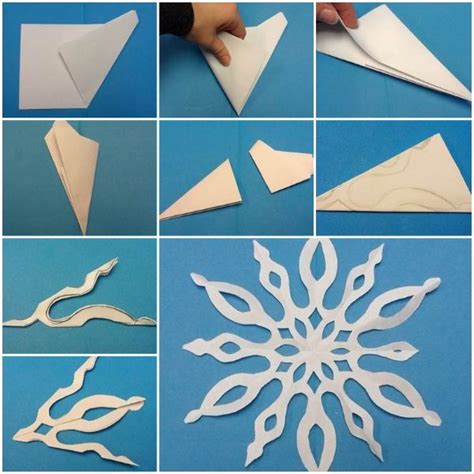 10+ Ways to Make 6 Pointed Paper Snowflakes - Kids Art & Craft