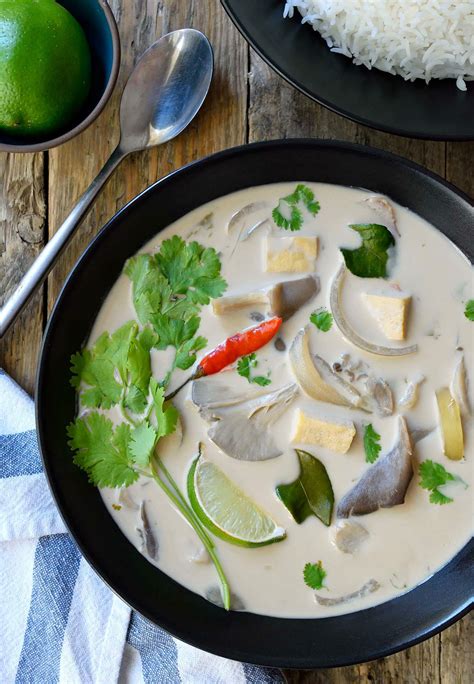 Vegan Thai Coconut Soup | Cilantro and Citronella