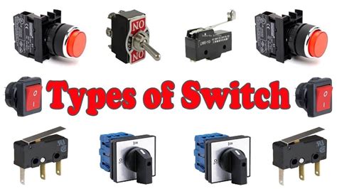 Switch types - Types of Switches - Types of Electrical Switches | Electrical engineering books ...