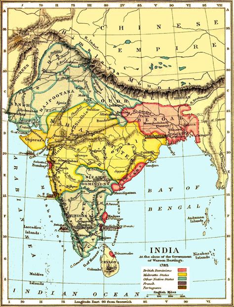 French East India Company Map