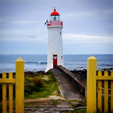 Port Fairy Lighthouse Griffiths Island on a lovely sunny day #australia #victoria # ...