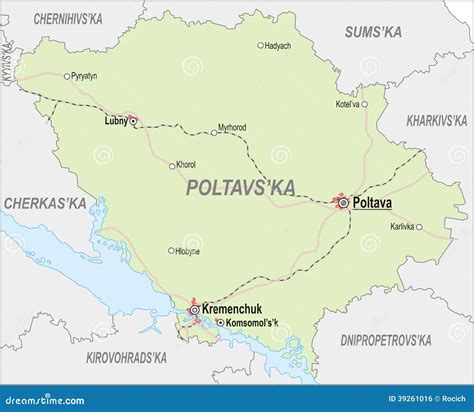 Poltava Oblast. Region Location Within Ukraine 3d Map Vector Illustration | CartoonDealer.com ...