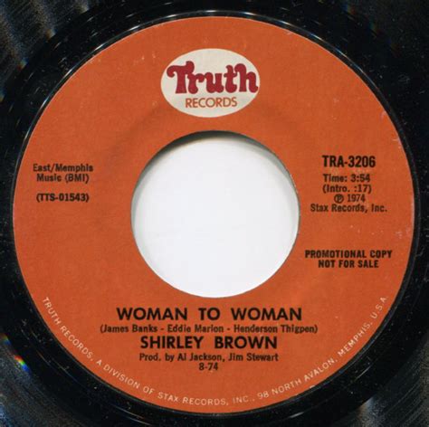 Shirley Brown - Woman To Woman (1974, Vinyl) | Discogs