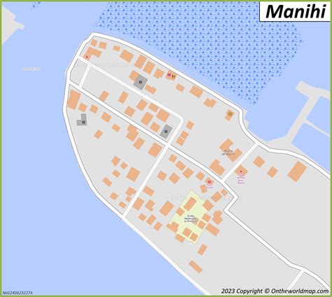 Manihi Map | French Polynesia | Detailed Maps of Manihi Island (Paeua)