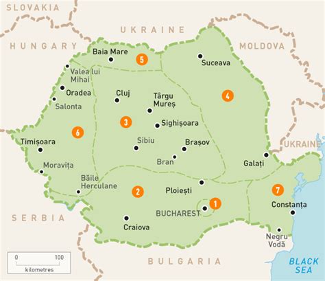 Map of Romania | Romania Regions | Rough Guides | Rough Guides