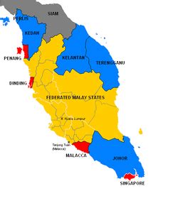 Map of British Malaya (1922) - Philatelic Database